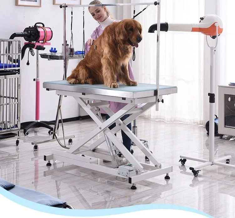 Heavybao Electric Lifting Table Dog Grooming Table Height Adjustable Pet Grooming Table for Pet