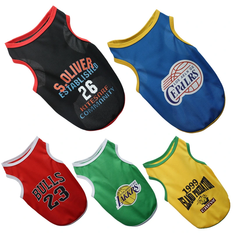 Wholesale Dogs Jerseys Styles N-B-a Team Pets Clothes 4 Size Xs-XL