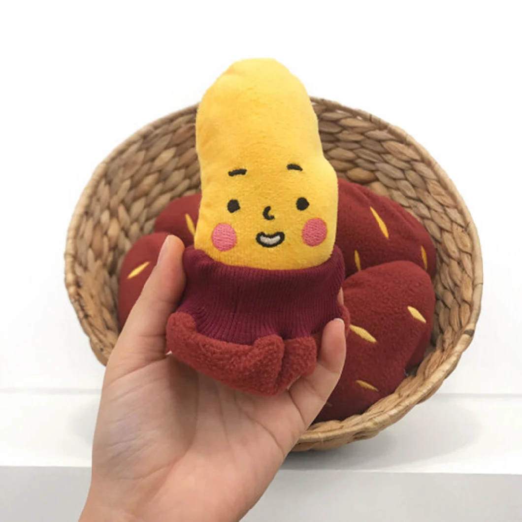 Korean Ins Cute Sniff Indoor Training Tools Chew Toy Dog Plush Leakage Toys Pet Hidden Food Toys