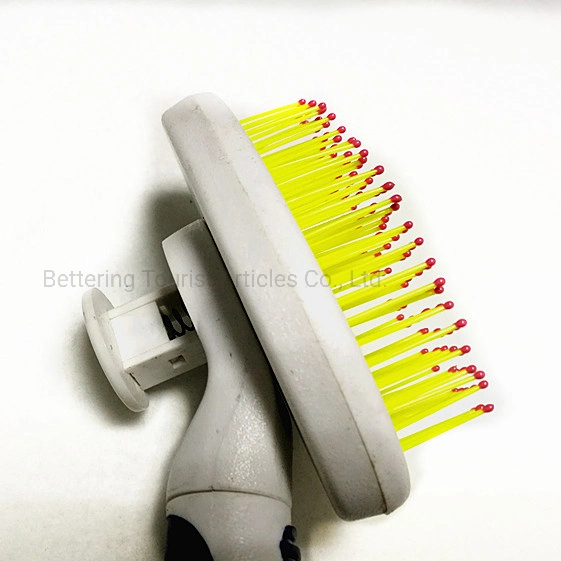 Yellow Pet Grooming Tool Hair Comb