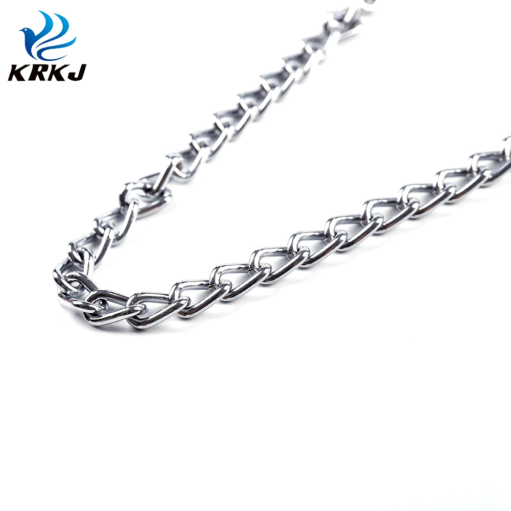 Ked5001-a Soft Foam Handle Design Stainless Steel Metal Pet Dog Extra Long Lead Rope Chain Leash