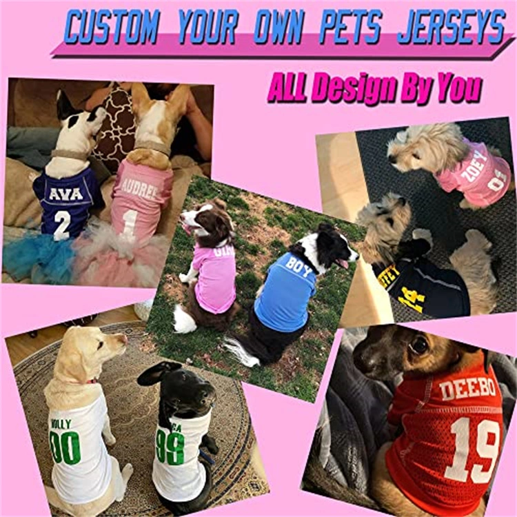 OEM Printing Luxury Dog Clothes Summer Cool Shirt Pet Apparel Clothing for Small Medium Pet Luxury Dog Clothes