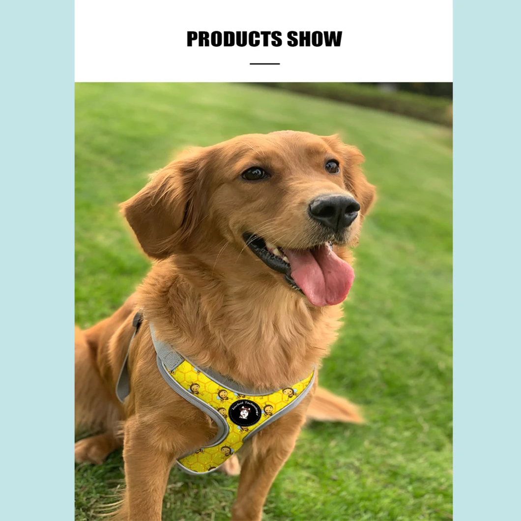 High Quality Pet Supplies Custom Print Factory Wholesale Dog Harness