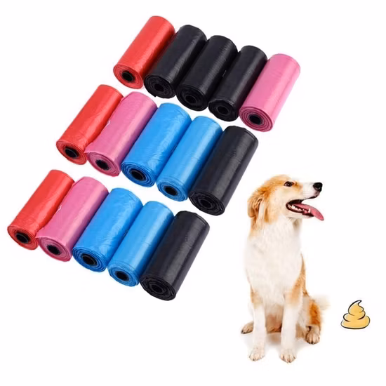 100% Eco Friendly Biodegradable Doggie Garbage Trash Pet Dog Waste Poop Bag for Dog